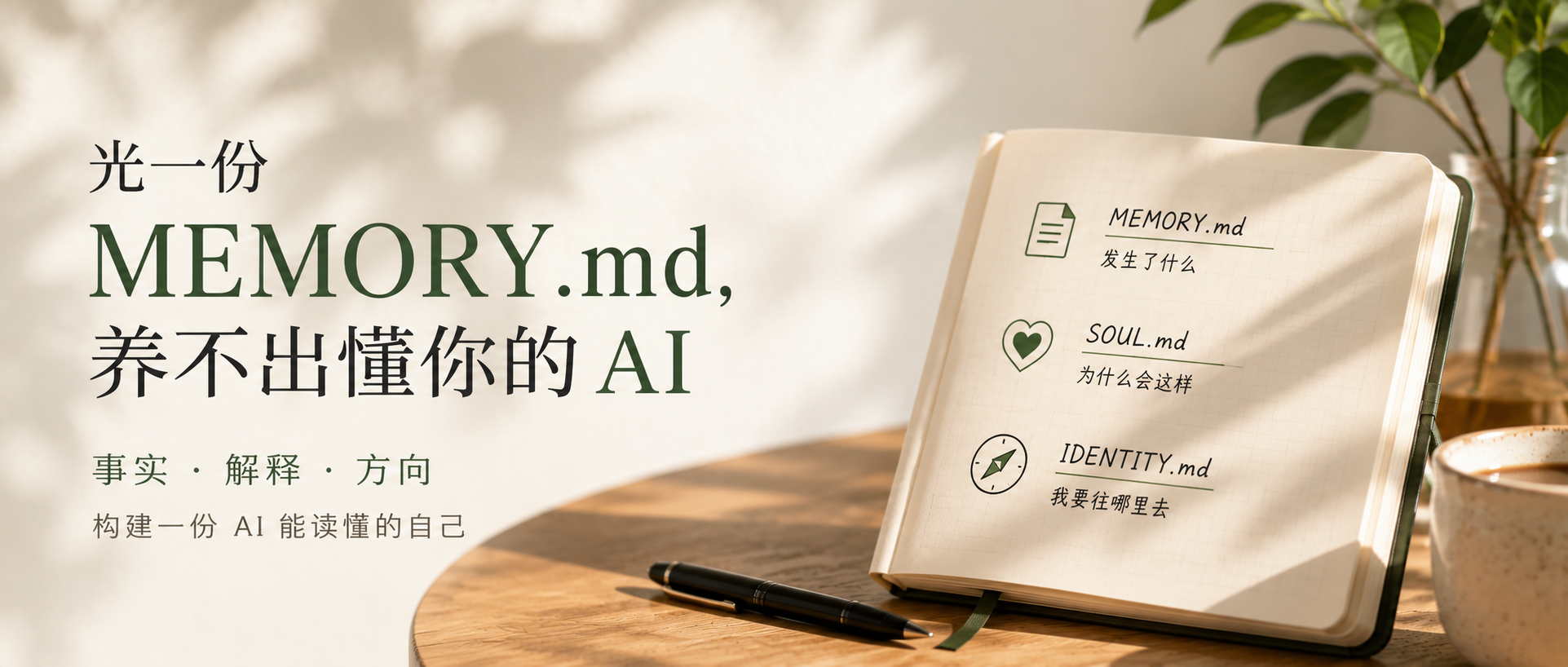 光一份 MEMORY.md，养不出真正懂你的 AI