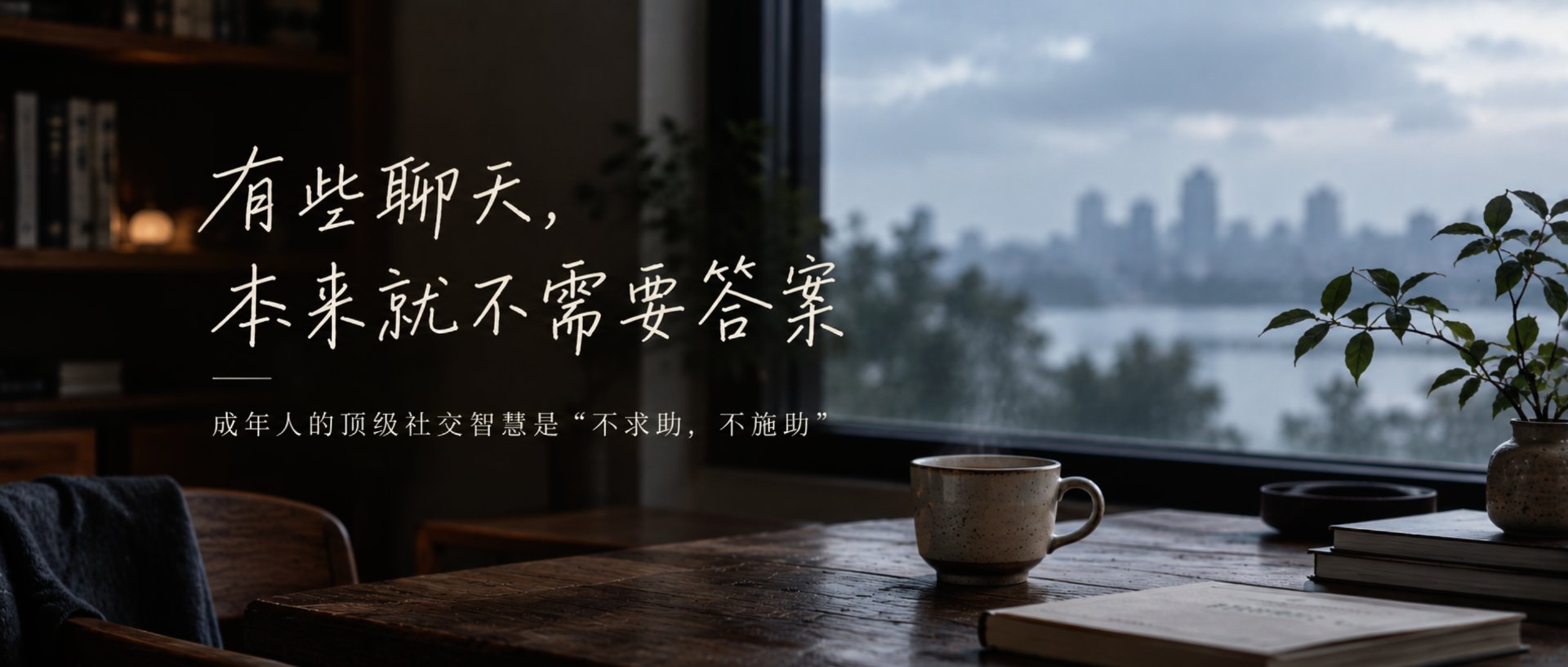 有些聊天，本来就不需要答案